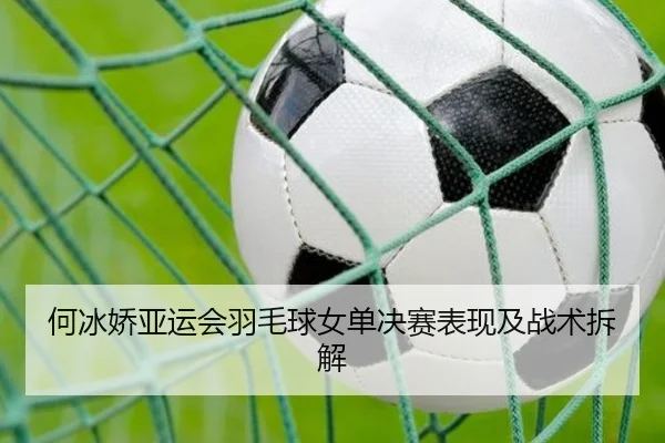 何冰娇亚运会羽毛球女单决赛表现及战术拆解 | kaiyuan
